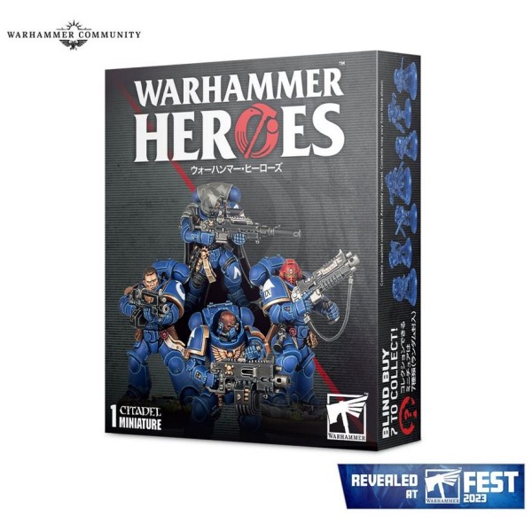 Warhammer Heroes Heroes - Series 4 - Space Marine Kill Team - Blind Box Display