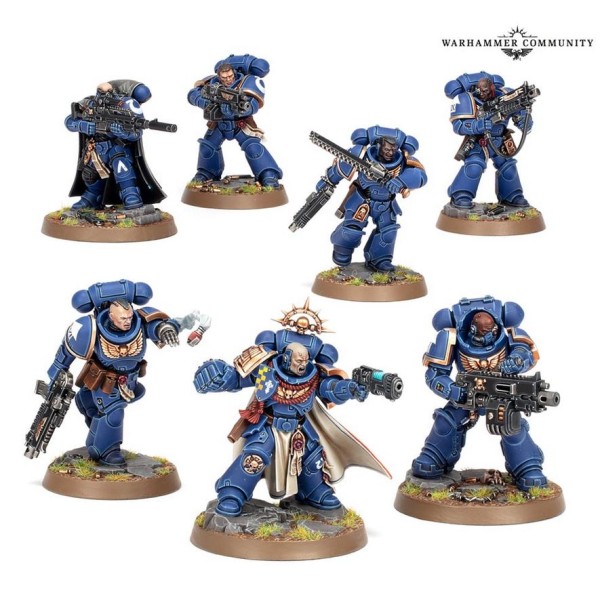 Warhammer Heroes Heroes - Series 4 - Space Marine Kill Team - Blind Box Display