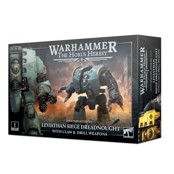 Warhammer - The Horus Heresy - Legion Astartes Leviathan Siege Dreadnought with Claw and Drill Weapons 