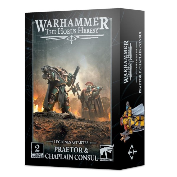 Warhammer - The Horus Heresy - Legion Cataphractii Praetor and Chaplain Consul