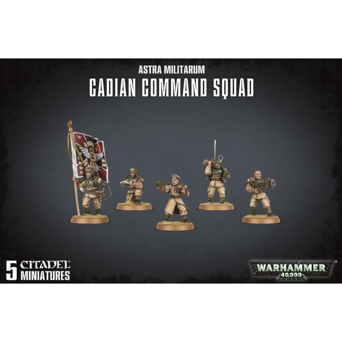 Cadian Command Squad -=NEW= Games Workshop Astra Militarium Warhammer 40K 