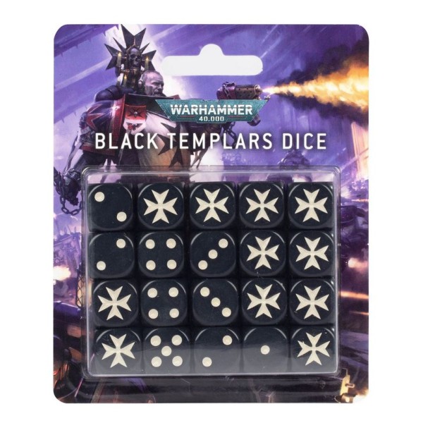 Warhammer 40K - Black Templars - Dice Set