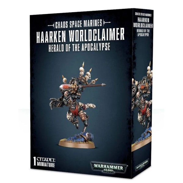 Warhammer 40k - Chaos Marines - Haarken Worldclaimer - Herald of the Apocalypse