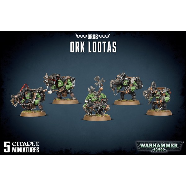 Warhammer 40k - Orks - Lootas and Burnas