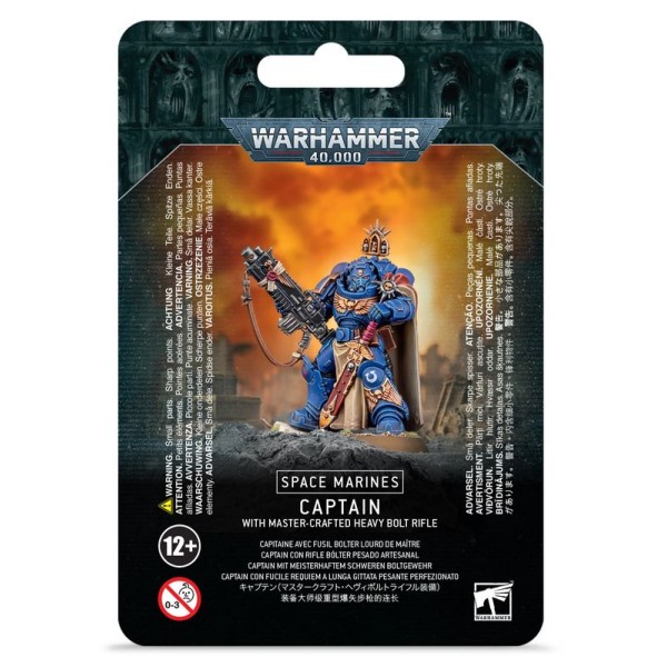 Warhammer 40k - Space Marines - Captain with Master-crafted Heavy Bolt Rifle 