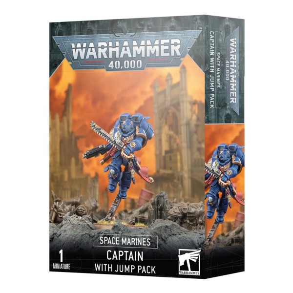 Warhammer 40k - Space Marines - Captain with Jump Pack