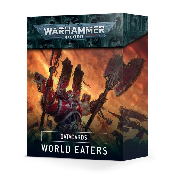 Clearance - Warhammer 40k - Data Cards - World Eaters