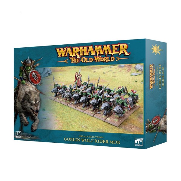 Warhammer - The Old World - Orc and Goblin Tribes - GOBLIN WOLF RIDER MOB