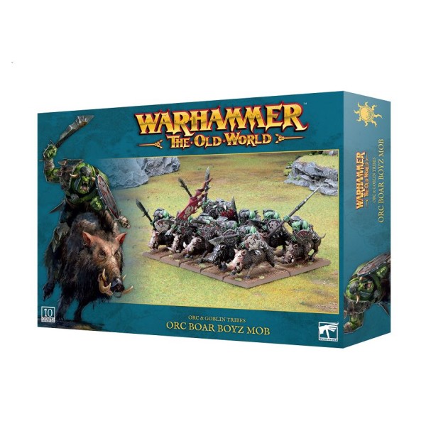 Warhammer - The Old World - Orc and Goblin Tribes - ORC BOAR BOYZ MOB