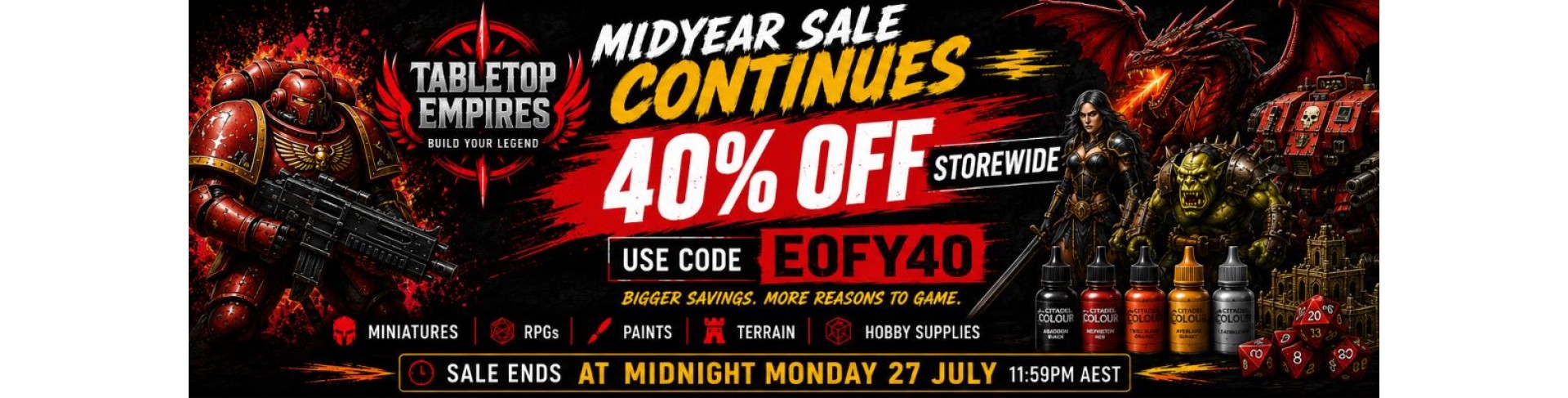 Mid Year Sale 40%
