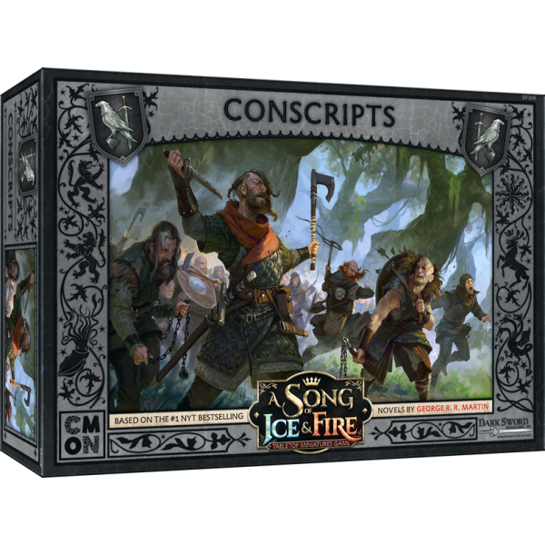 A Song of Ice and Fire - Tabletop Miniatures Game - Night's Watch Conscripts Unit Box