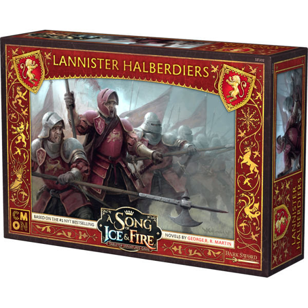 A Song of Ice and Fire - Tabletop Miniatures Game - Lannister Halberdiers