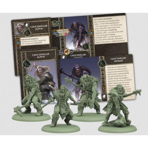 A Song of Ice and Fire - Tabletop Miniatures Game - Free Folk Cave Dweller Savages