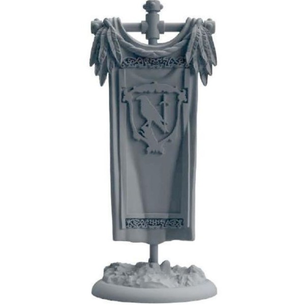 A Song of Ice and Fire - Tabletop Miniatures Game - Deluxe Activation Banner Set - Nights Watch