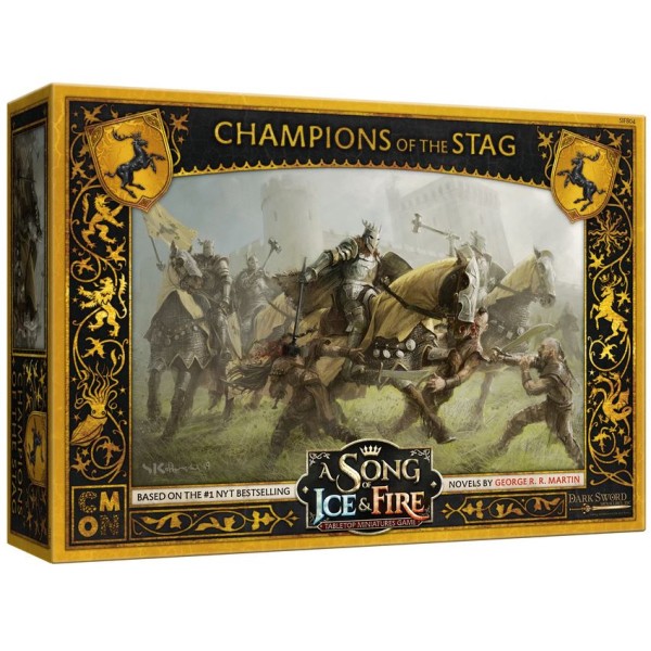 A Song of Ice and Fire - Tabletop Miniatures Game - Baratheon - Champions of The Stag 