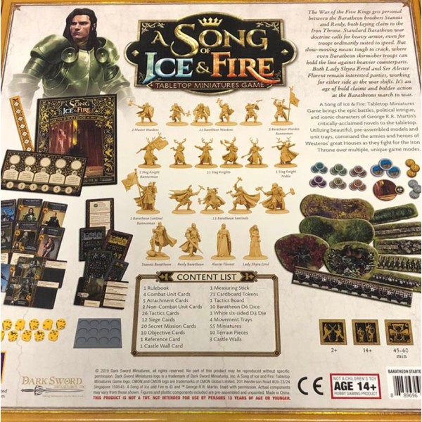 A Song of Ice and Fire - Tabletop Miniatures Game - Baratheon Starter Set