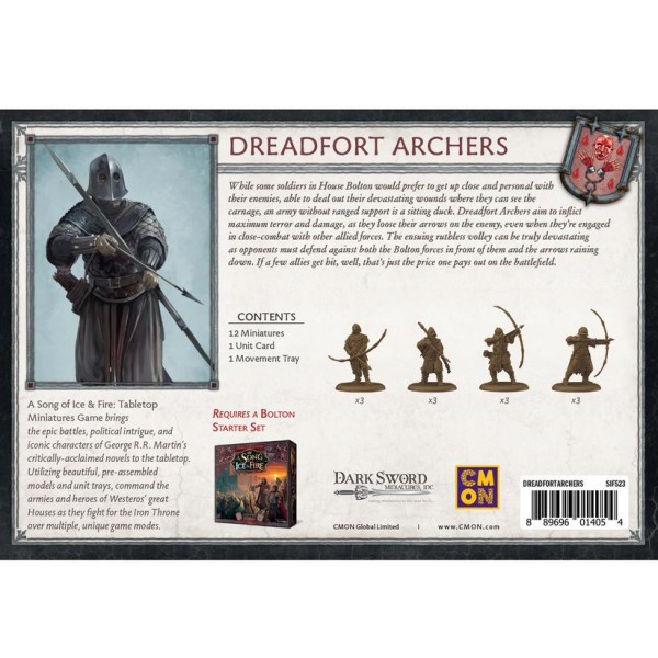 A Song of Ice and Fire - Tabletop Miniatures Game - Bolton Dreadfort Archers 