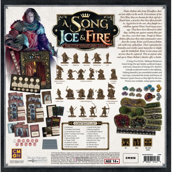 A Song of Ice and Fire - Tabletop Miniatures Game - Bolton Starter Set