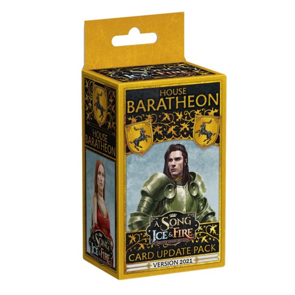 A Song of Ice and Fire - Tabletop Miniatures Game - FACTION CARD PACK - BARATHEON