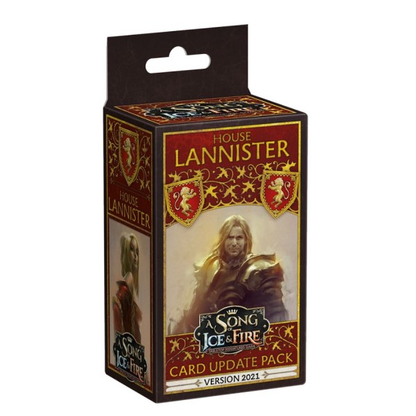 A Song of Ice and Fire - Tabletop Miniatures Game - FACTION CARD PACK - LANNISTER
