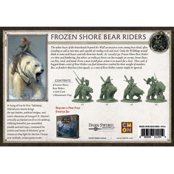 A Song of Ice and Fire - Tabletop Miniatures Game - Free Folk - FROZEN SHORE Bear Riders