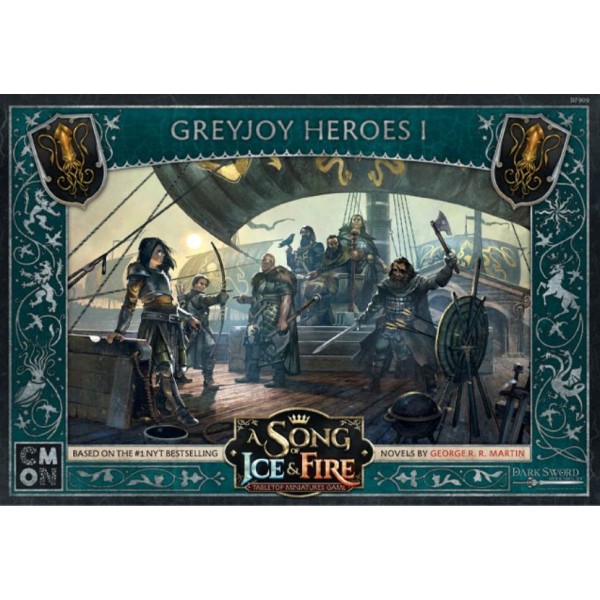 A Song of Ice and Fire - Tabletop Miniatures Game - Greyjoy Heroes #1