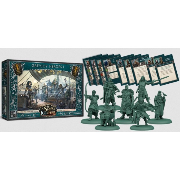 A Song of Ice and Fire - Tabletop Miniatures Game - Greyjoy Heroes #1