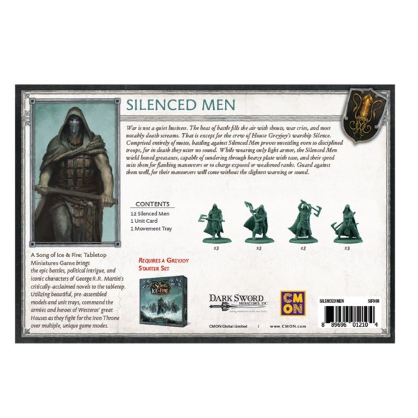 A Song of Ice and Fire - Tabletop Miniatures Game - Greyjoy SILENCED MEN