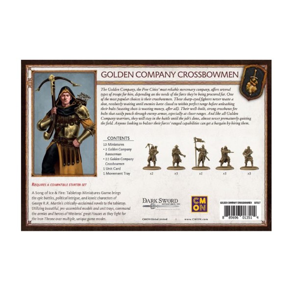 A Song of Ice and Fire - Tabletop Miniatures Game - Golden Company Crossbowmen