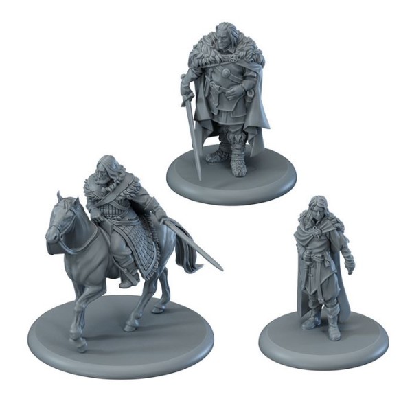 A Song of Ice and Fire - Tabletop Miniatures Game - NIGHT'S WATCH HEROES 3