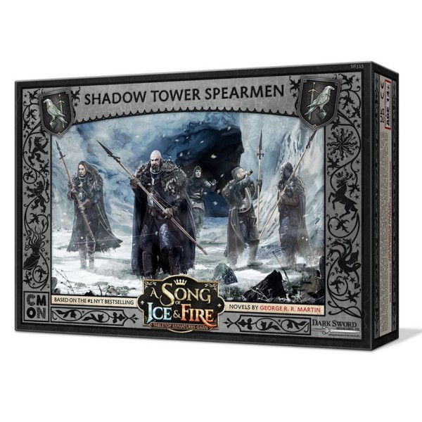 A Song of Ice and Fire - Tabletop Miniatures Game - NIGHT'S WATCH Shadow Tower Spearmen