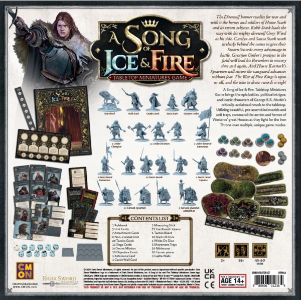 A Song of Ice and Fire - Tabletop Miniatures Game - Stark Starter Set