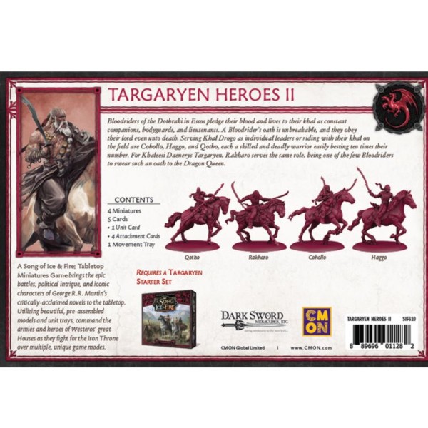 A Song of Ice and Fire - Tabletop Miniatures Game - Targaryen Heroes 2