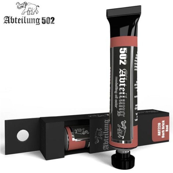 Abteilung 502 Oil Paint: Dark Brick Red