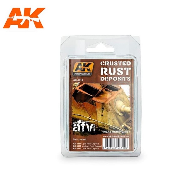 AK Interactive - Weathering set - Crusted Rust Deposits