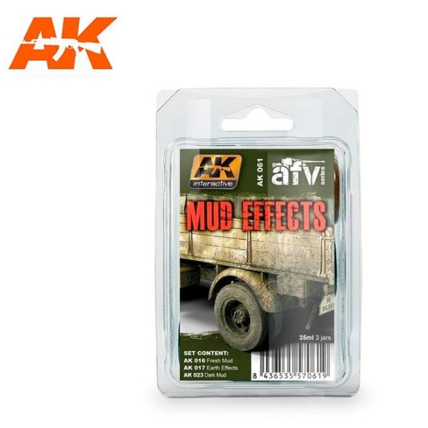 AK Interactive - Weathering set - Mud Effects 