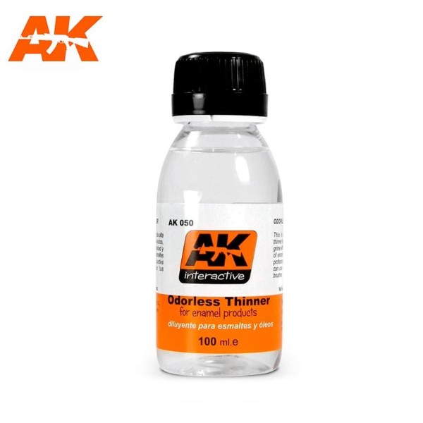 AK Interactive - Washes & Auxiliaries: Odourless Thinner (Turpentine) 100ml
