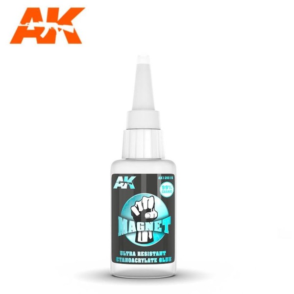 AK Interactive - MAGNET ULTRA RESISTANT CYANOCRYLATE GLUE