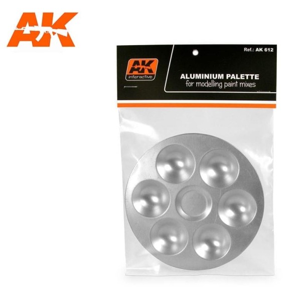 AK Interactive - Aluminium Palette 6 Wells