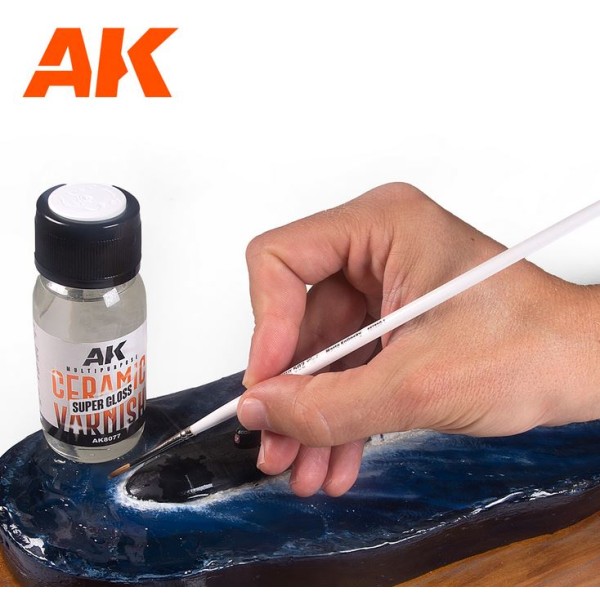 AK Interactive - MULTIPURPOSE CERAMIC VARNISH (SUPER GLOSS)