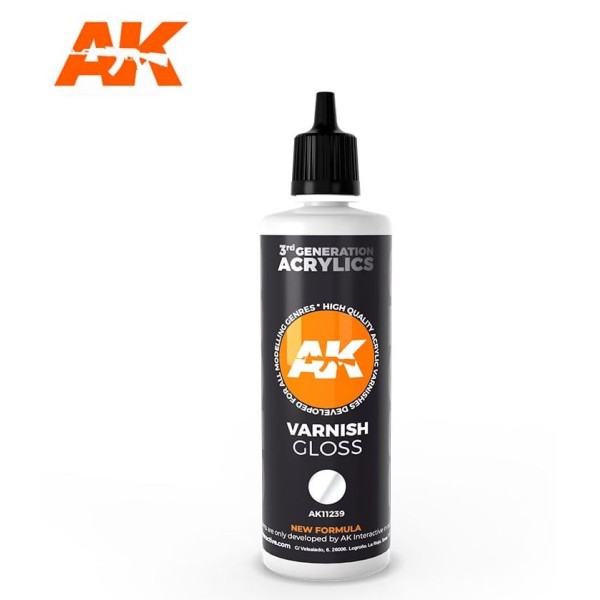 AK Interactive - 3rd Generation - VARNISH - Gloss 100ml