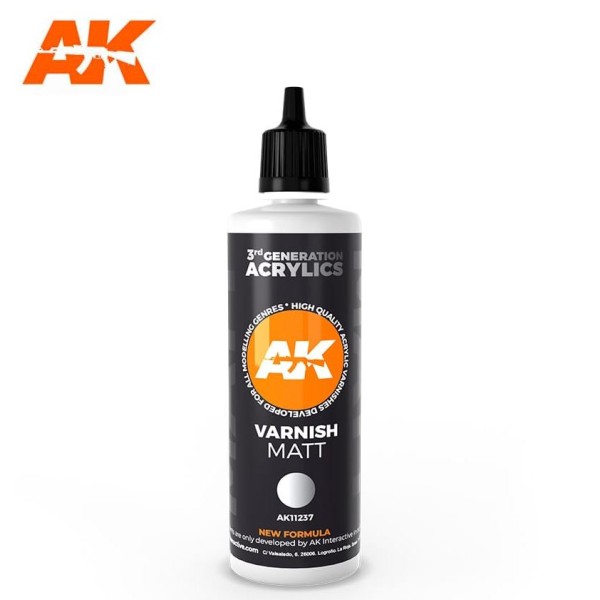 AK Interactive - 3rd Generation - VARNISH - MATT 100ml