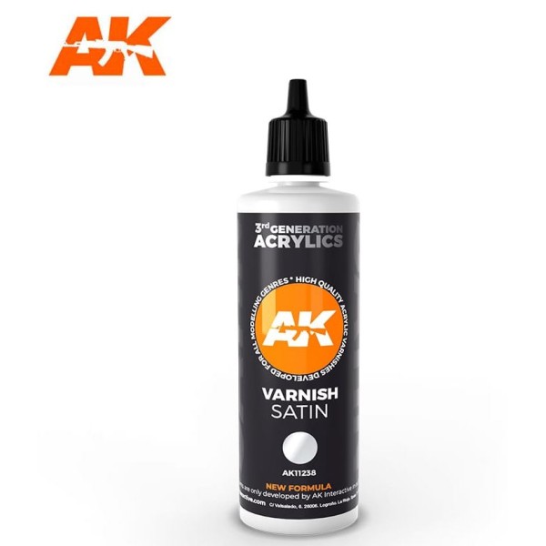 AK Interactive - 3rd Generation - VARNISH - Satin 100ml