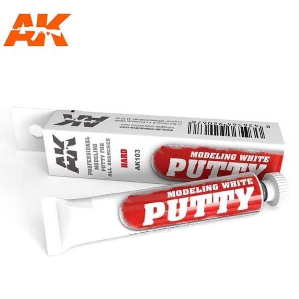 AK Interactive - MODELING WHITE PUTTY (Extra Hard)