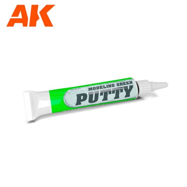 AK Interactive - MODELING GREEN PUTTY (Superfine)