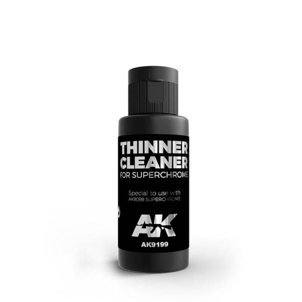 AK Interactive - SUPER CHROME - Thinner and Cleaner