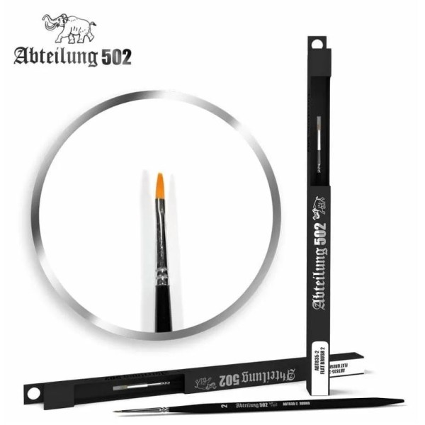 Abteilung 502 Deluxe Brushes - Flat Brush 2