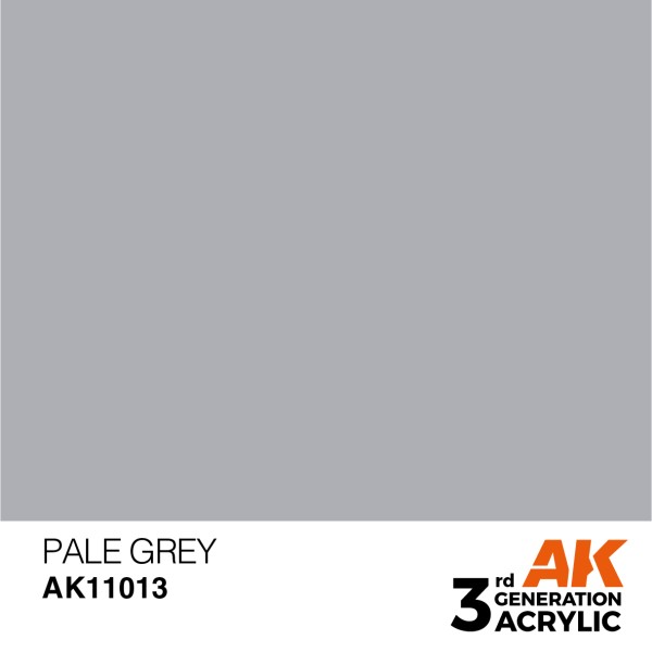 AK Interactive - 3rd Generation Acrylics 17ml - PALE GREY – STANDARD