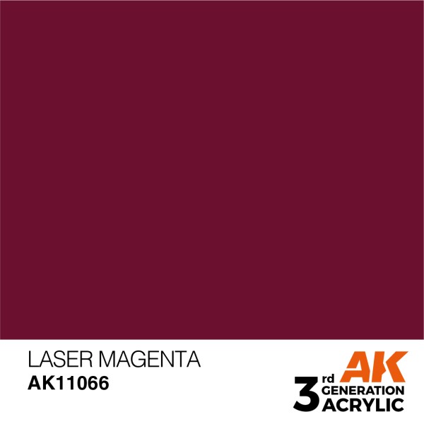 AK Interactive - 3rd Generation Acrylics 17ml - LASER MAGENTA – STANDARD