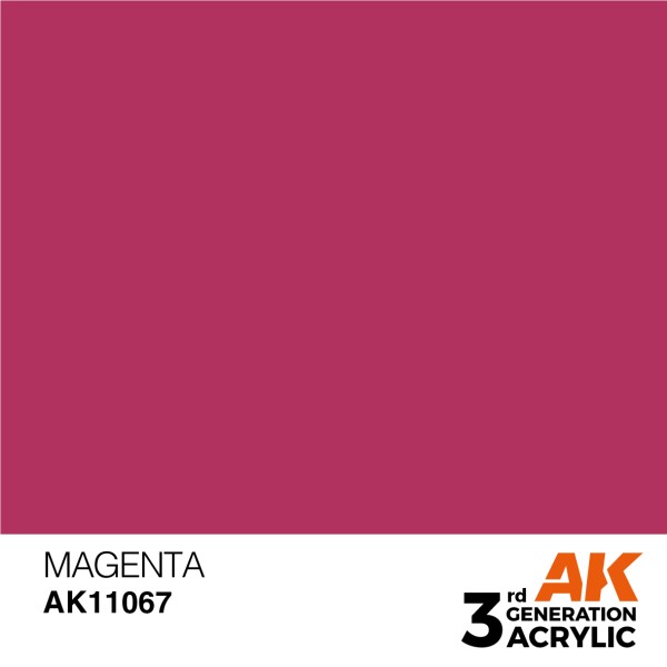 AK Interactive - 3rd Generation Acrylics 17ml - MAGENTA – STANDARD